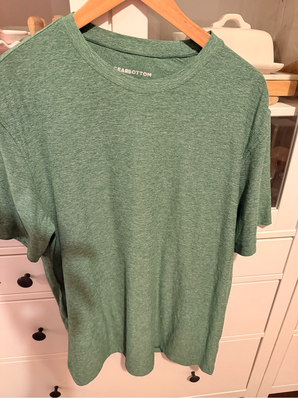 Bearbottom Men's Heather Green Short-Sleeve Crew Tee